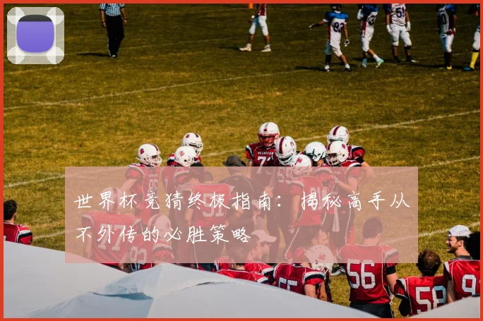世界杯竞猜终极指南：揭秘高手从不外传的必胜策略