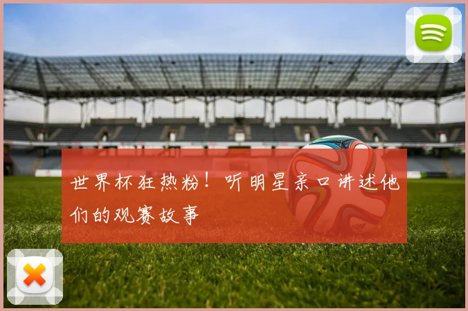 世界杯狂热粉！听明星亲口讲述他们的观赛故事